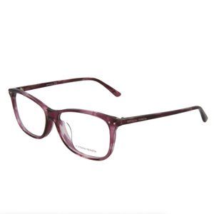 Bottega Veneta Women's Violet Havana Square Eyeglasses!